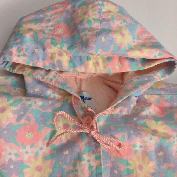 Winning Moves Rare vintage pastel floral print jacket size 10 kawaii 🌸 - Picture 7 of 11